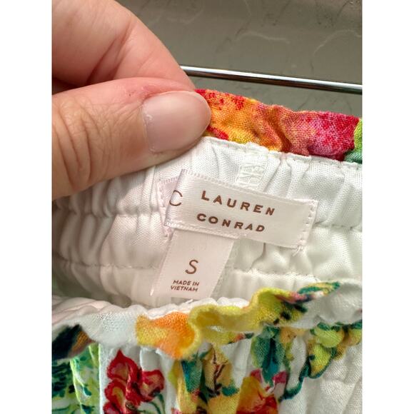 LAUREN CONRAD | Fruit Print Tiered Midi Skirt | Small - Picture 5 of 7